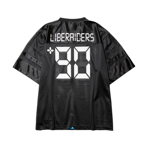 Digital Logo Football Tee - Black