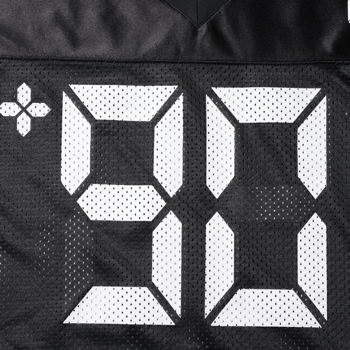 Digital Logo Football Tee - Black