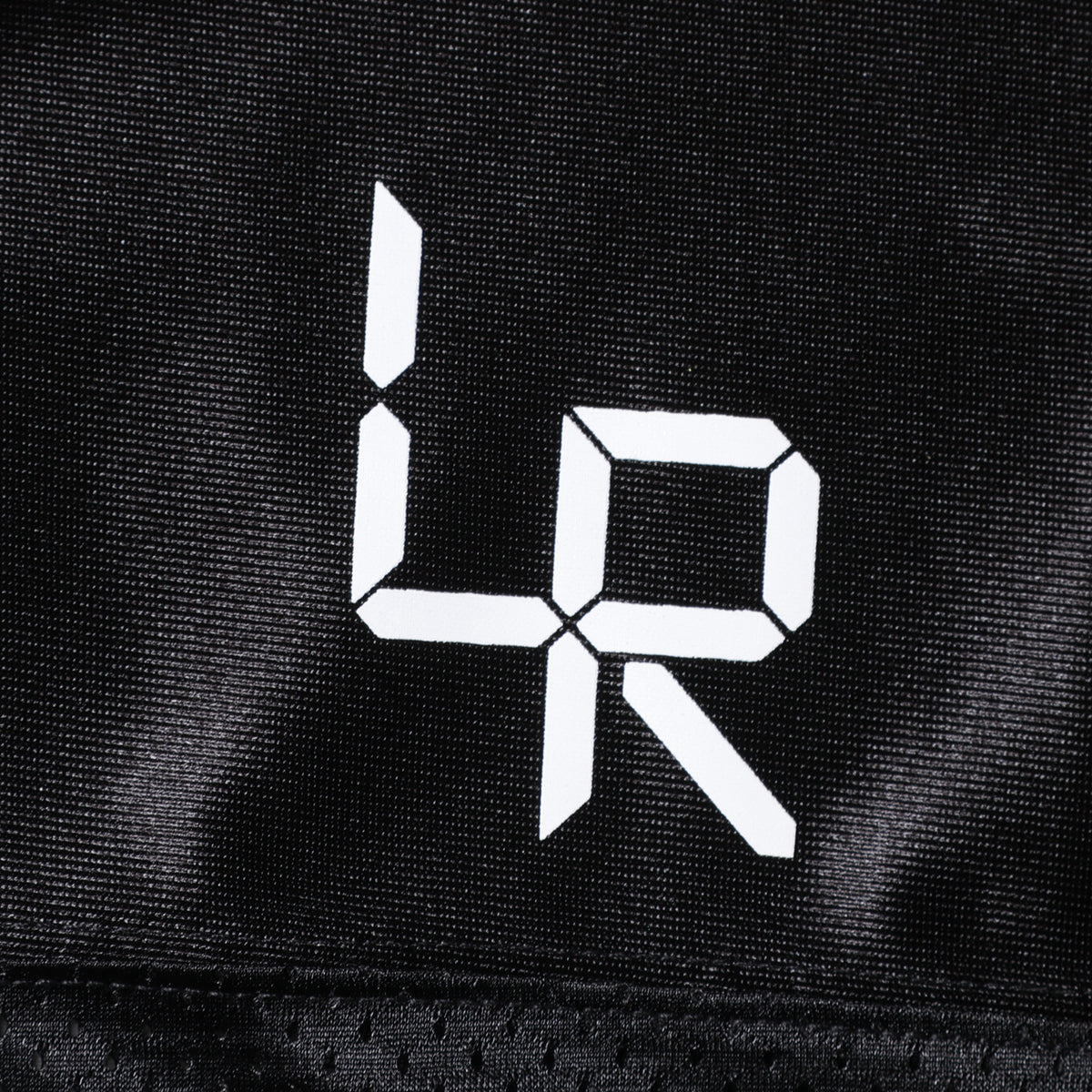 Digital Logo Football Tee - Black