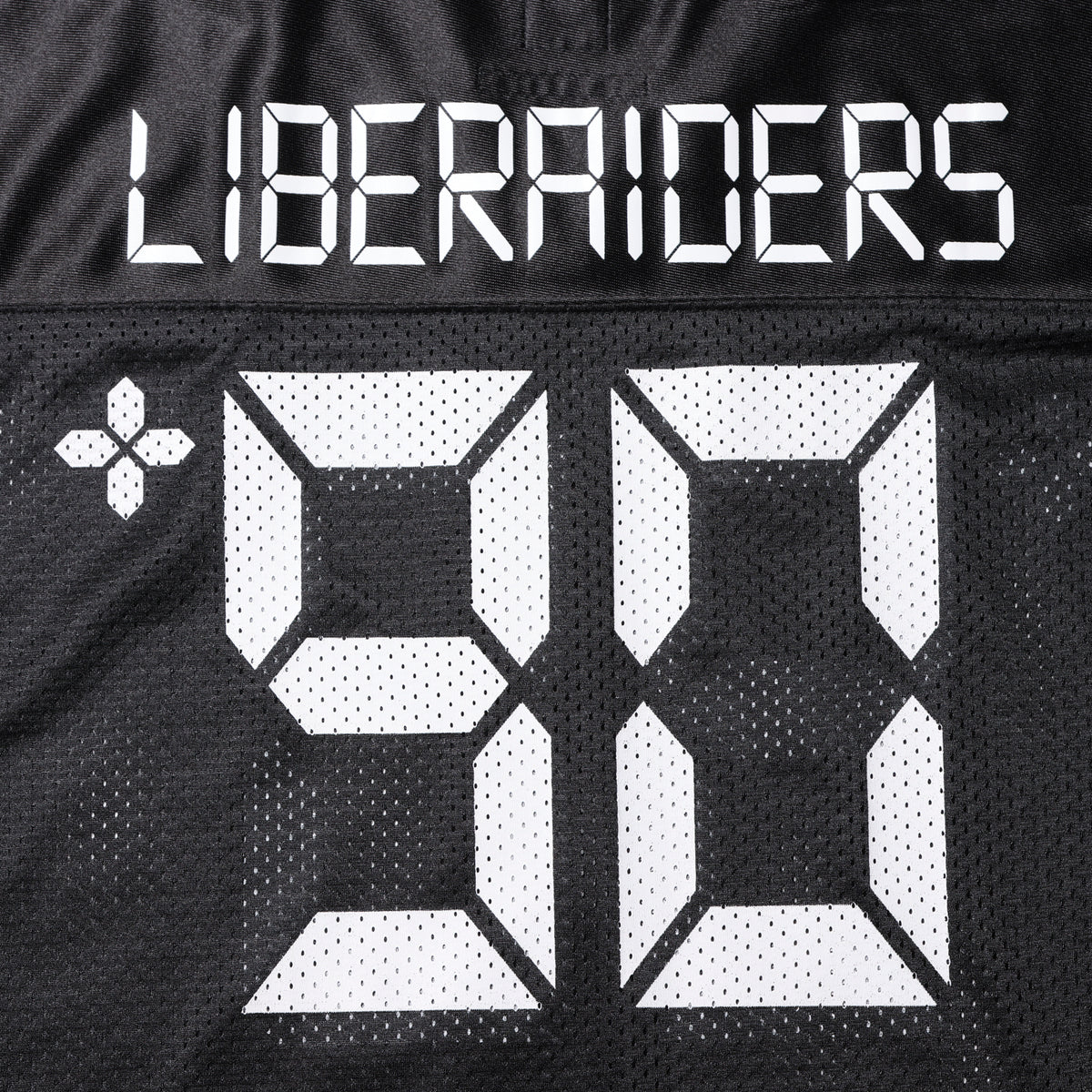 Digital Logo Football Tee - Black