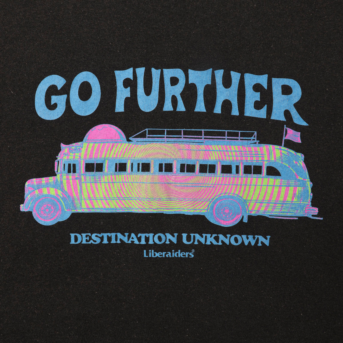 FURTHER BUS TEE - BLACK