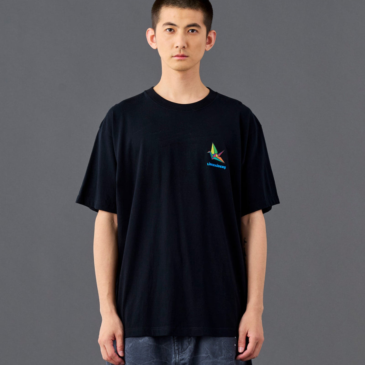 Stained Glass Tee - Black