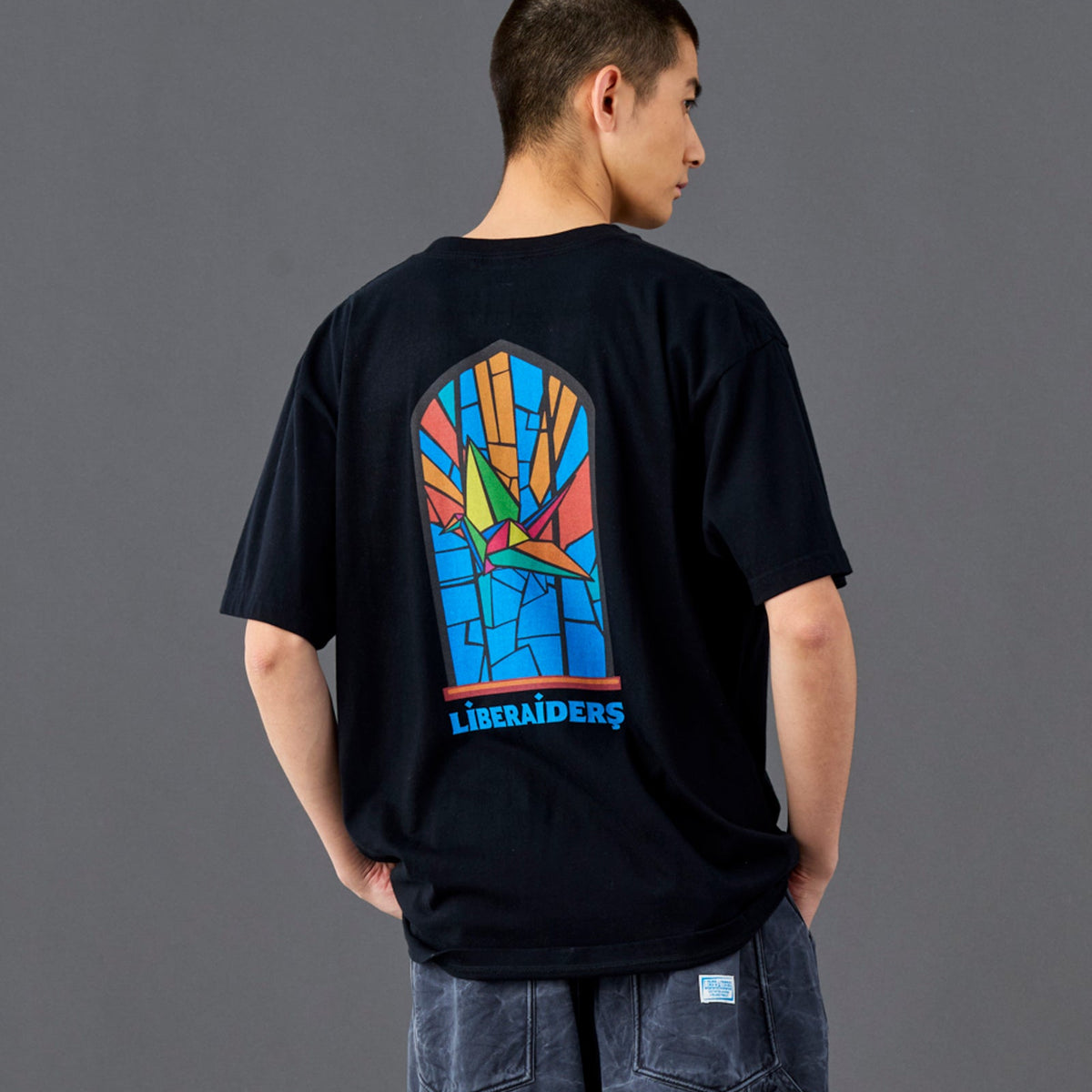 Stained Glass Tee - Black