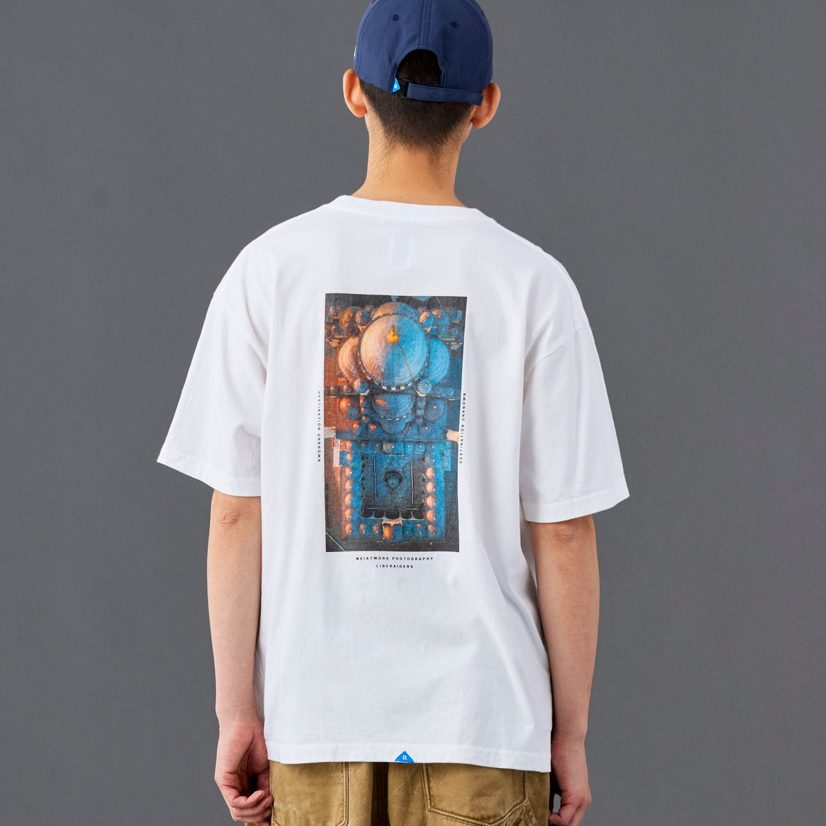 Maw Aerial Photo Tee - White
