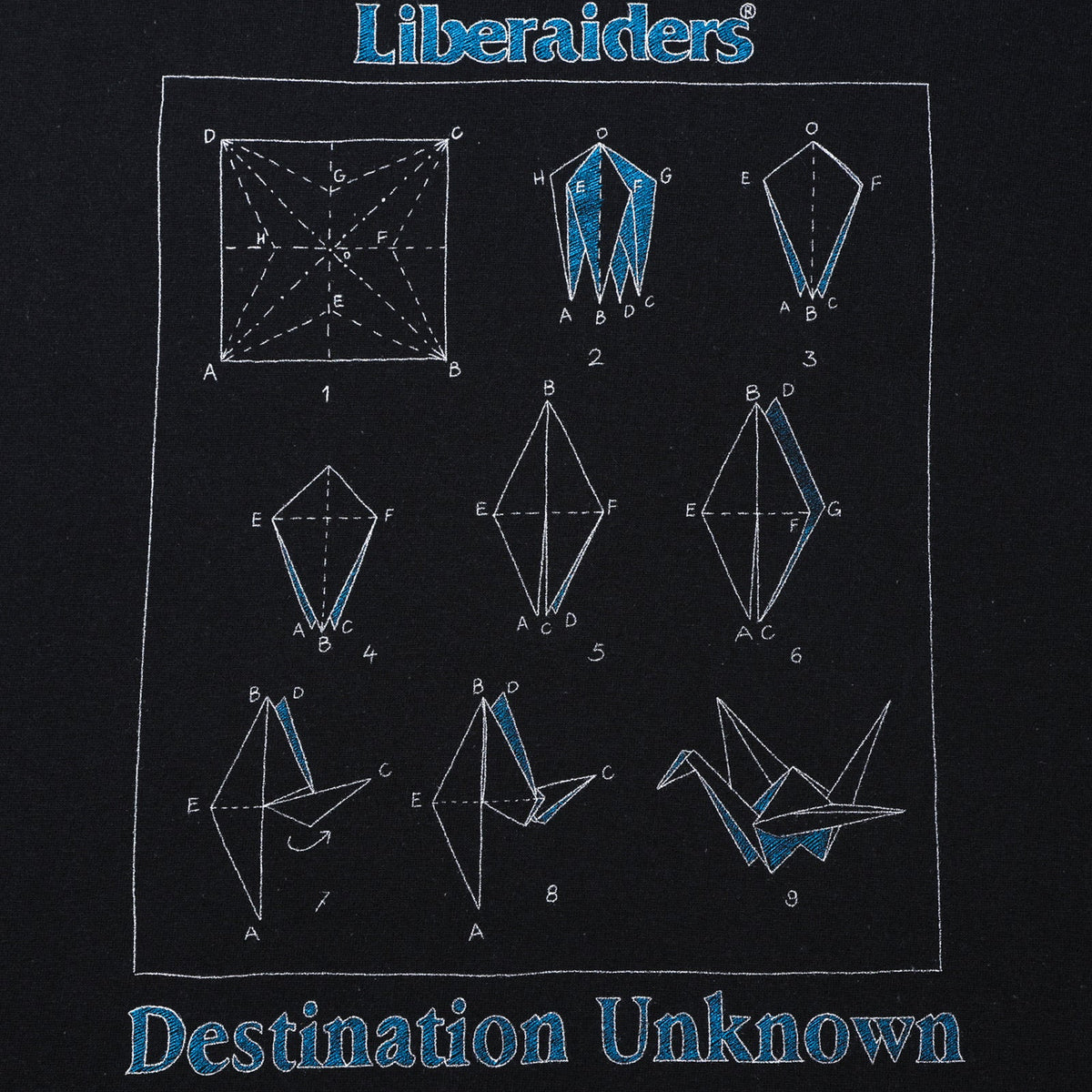 Folding Method Tee - Black