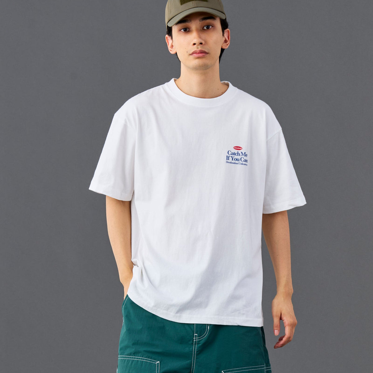 Catch Me If You Can Tee - White