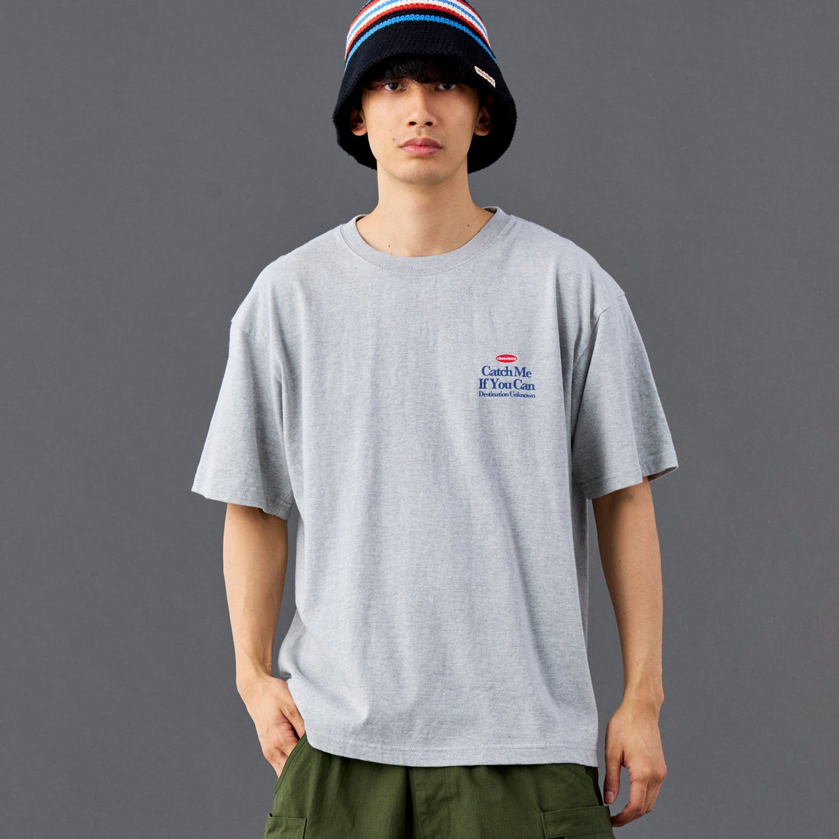 Catch Me If You Can Tee - Gray