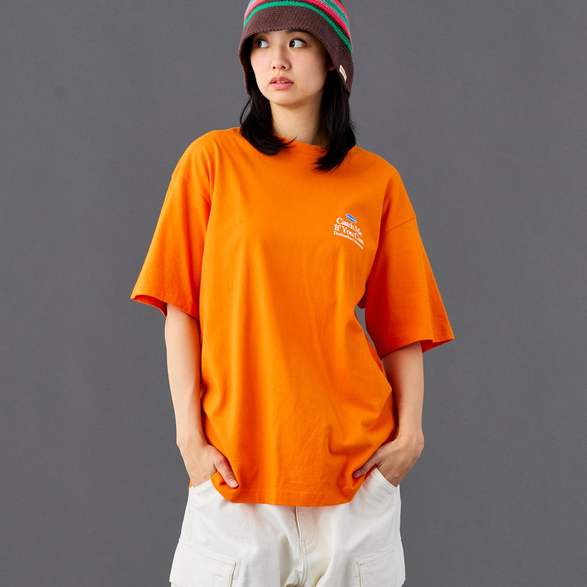 Catch Me If You Can Tee - Orange