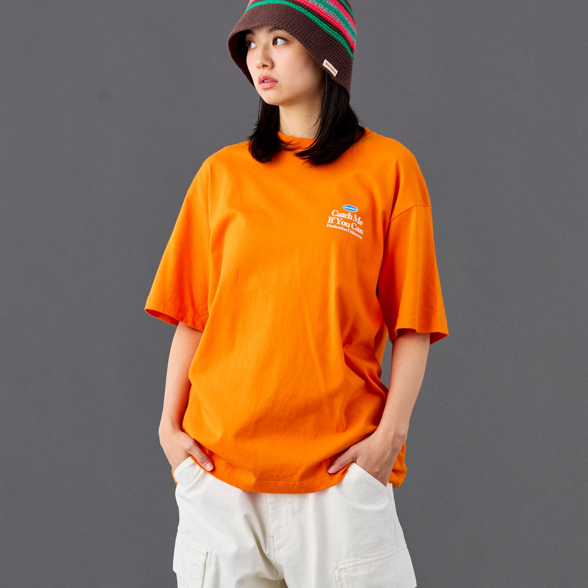 Catch Me If You Can Tee - Orange