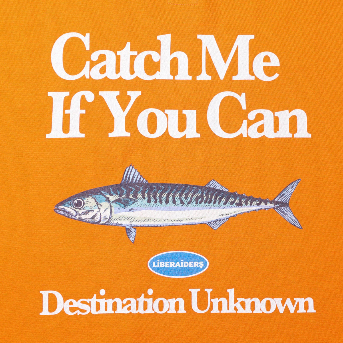 Catch Me If You Can Tee - Orange