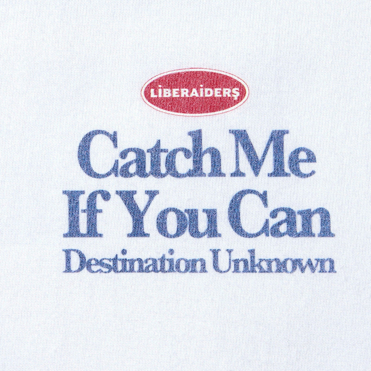 Catch Me If You Can Tee - White