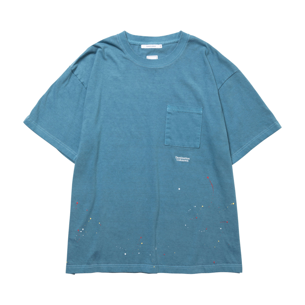 Splatter Tee - Navy