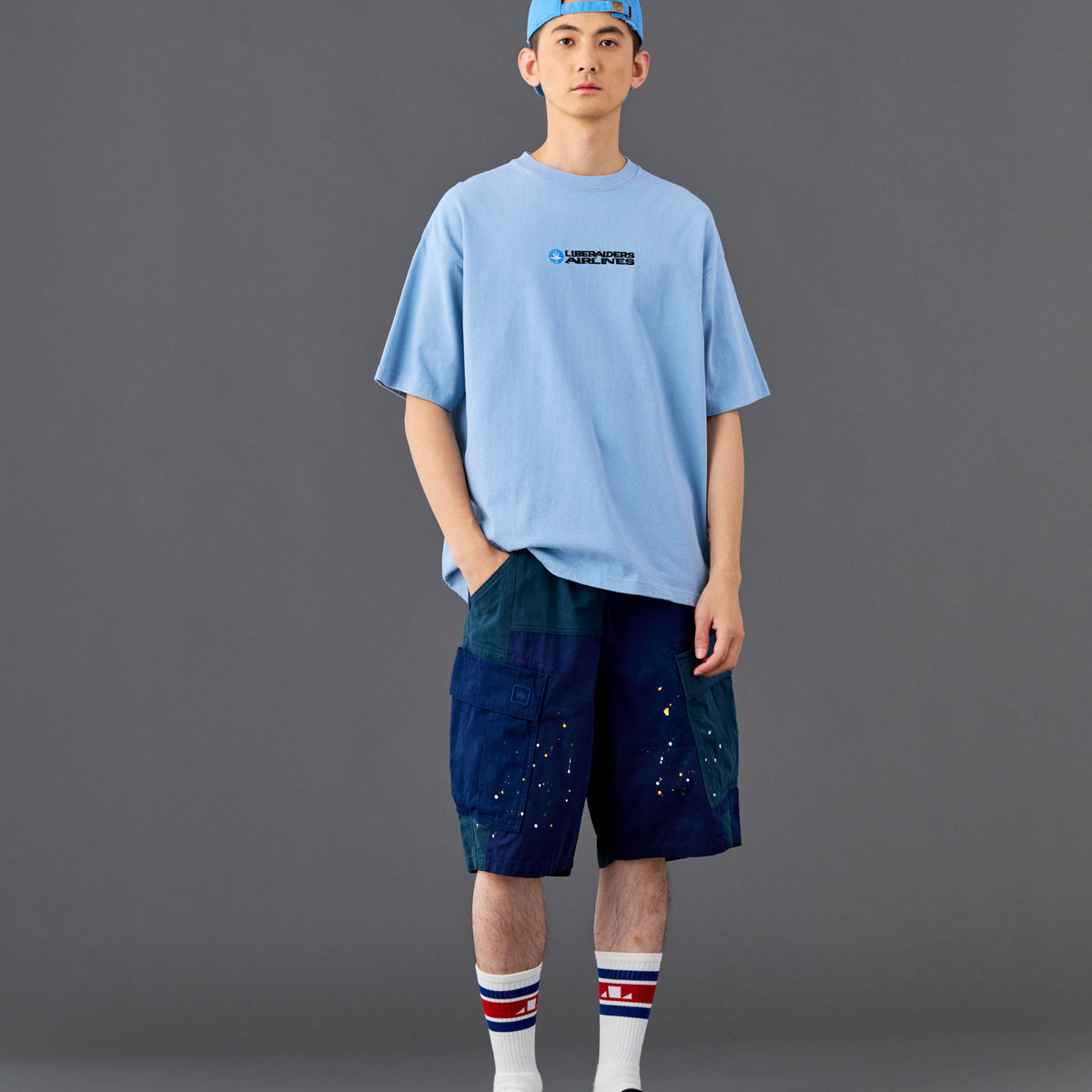 Airline Heavy Weight Tee - Blue