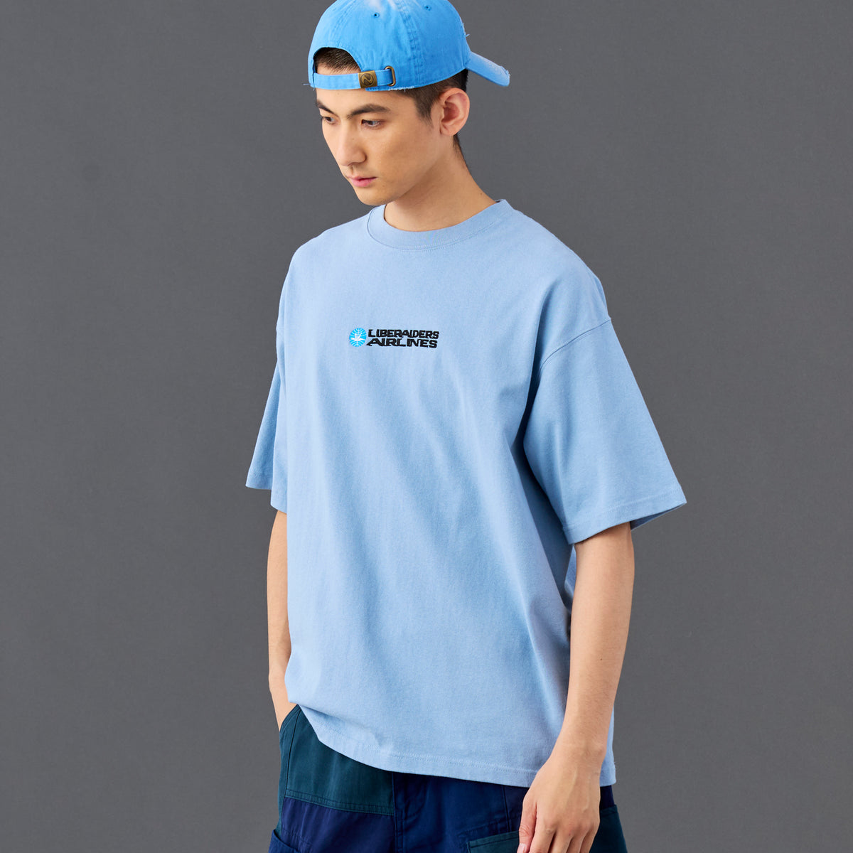 Airline Heavy Weight Tee - Blue
