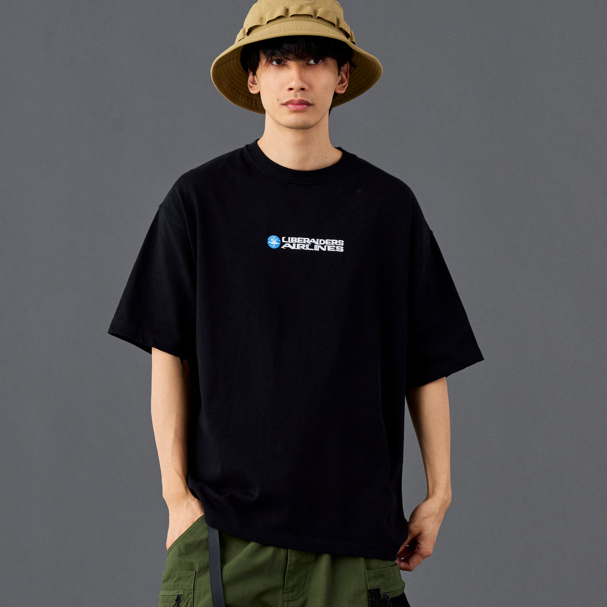Airline Heavy Weight  Tee - Black