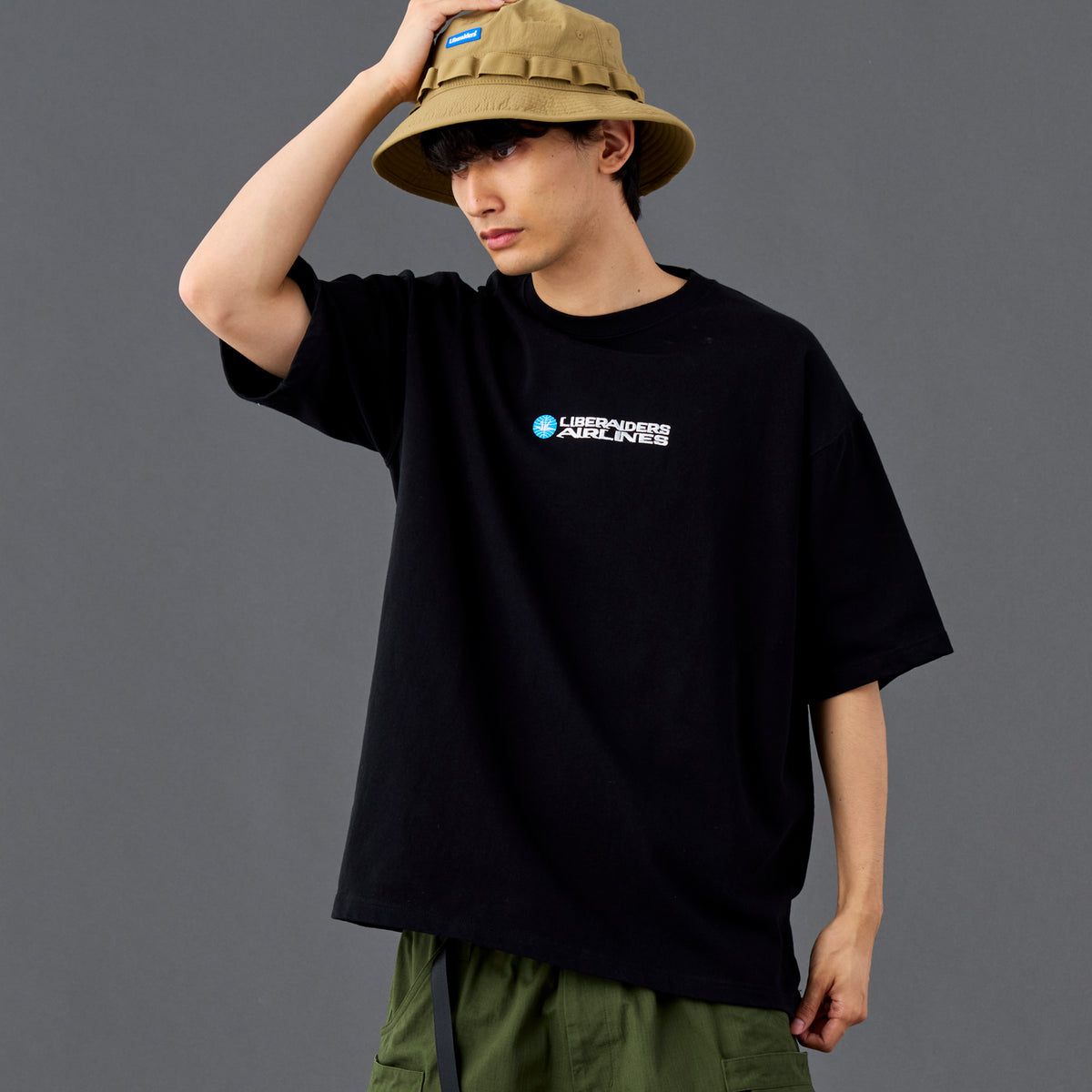 Airline Heavy Weight  Tee - Black