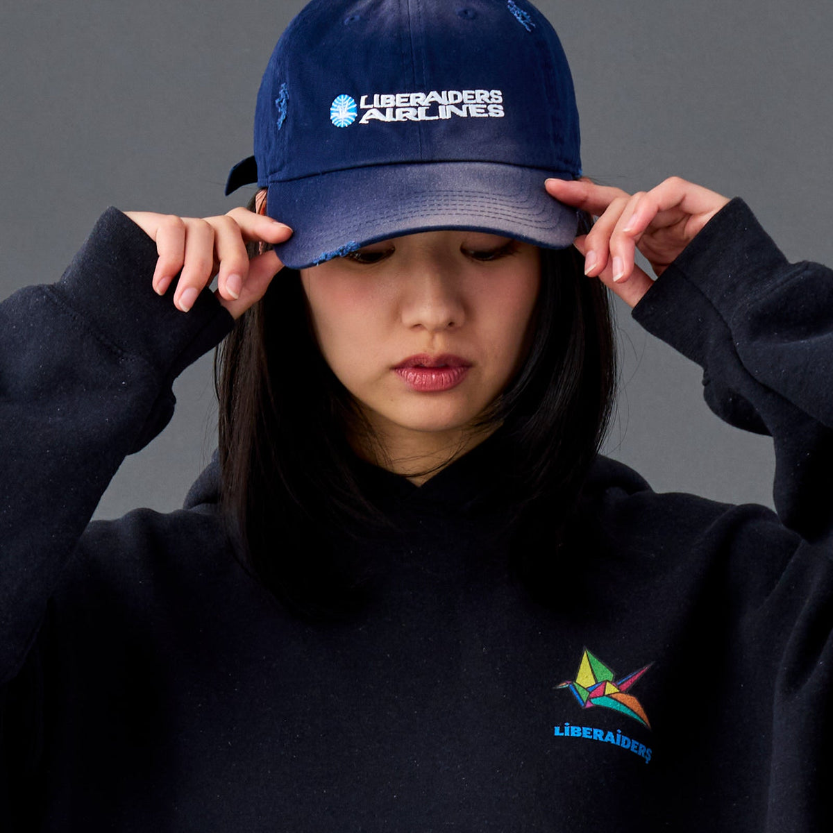 Faded Airline Cap - Navy