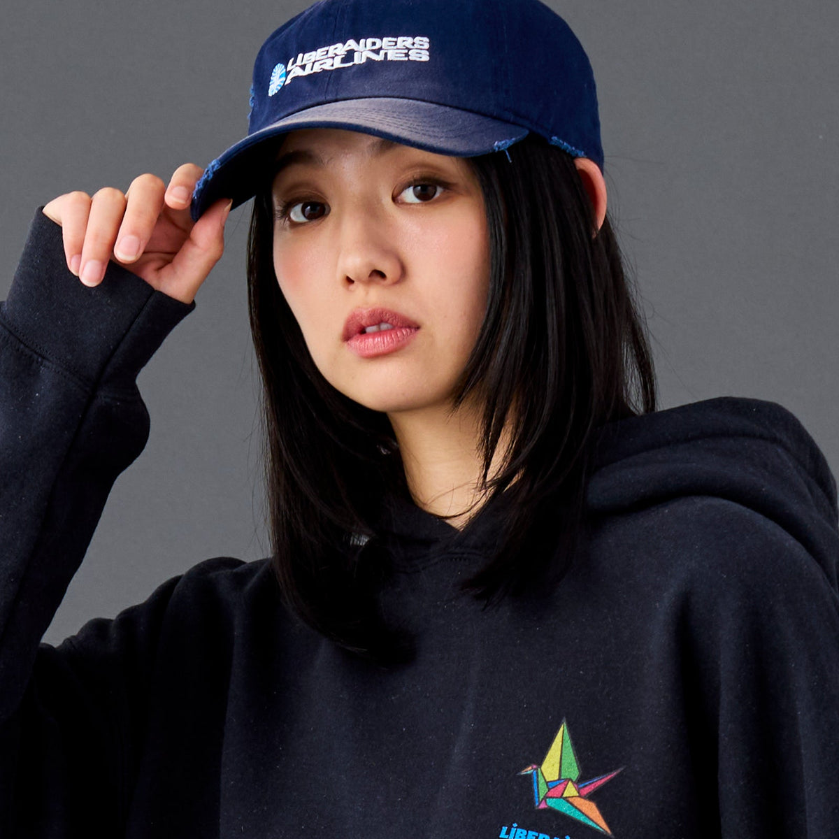 Faded Airline Cap - Navy