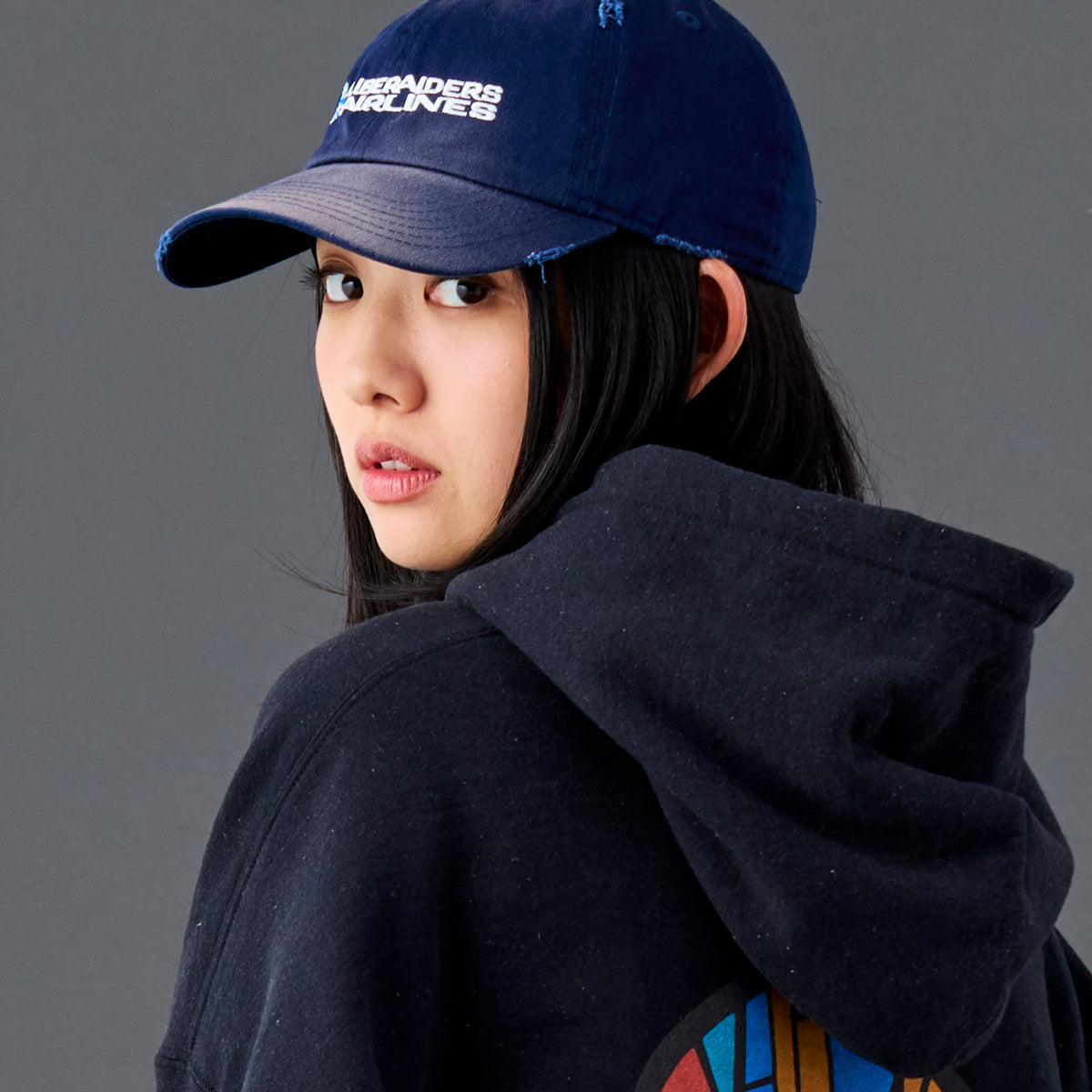 Faded Airline Cap - Navy