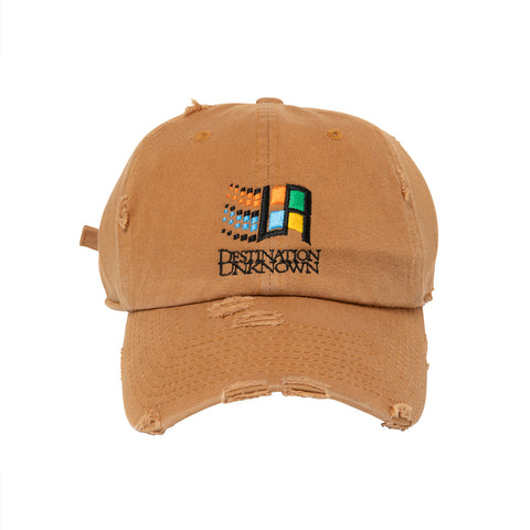 OS LOGO DAMAGED CAP - TAN