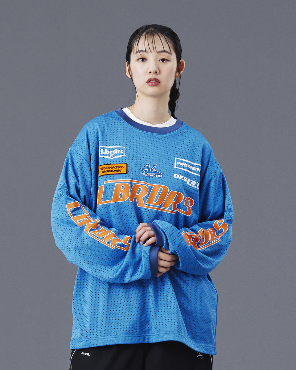Moto Cross Crewneck - Blue