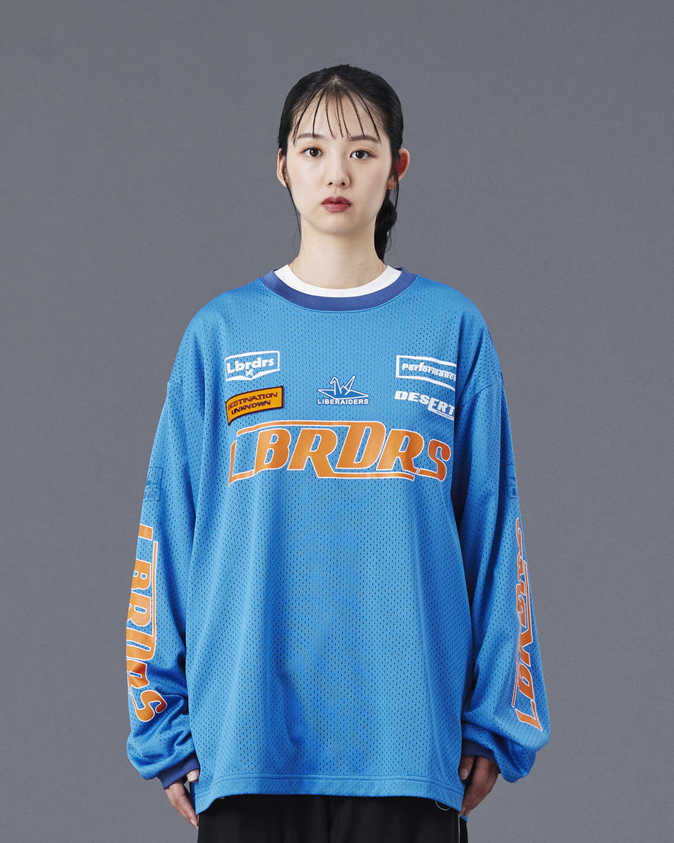 Moto Cross Crewneck - Blue