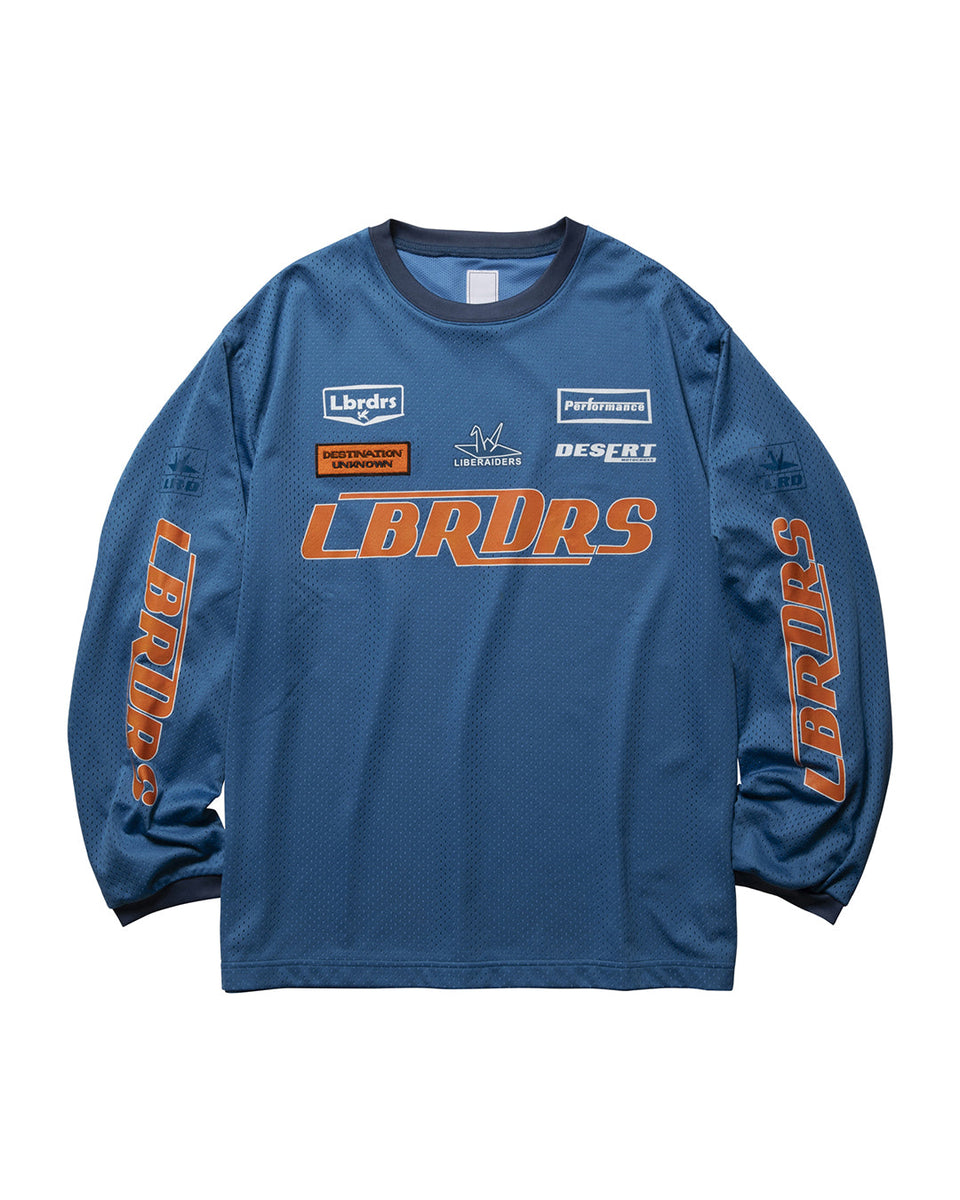 Moto Cross Crewneck - Blue