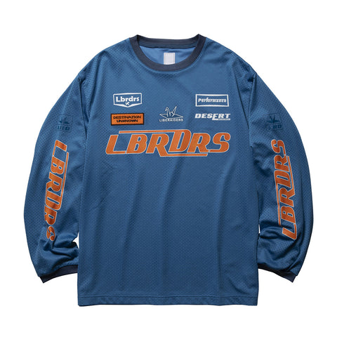 Moto Cross Crewneck - Blue