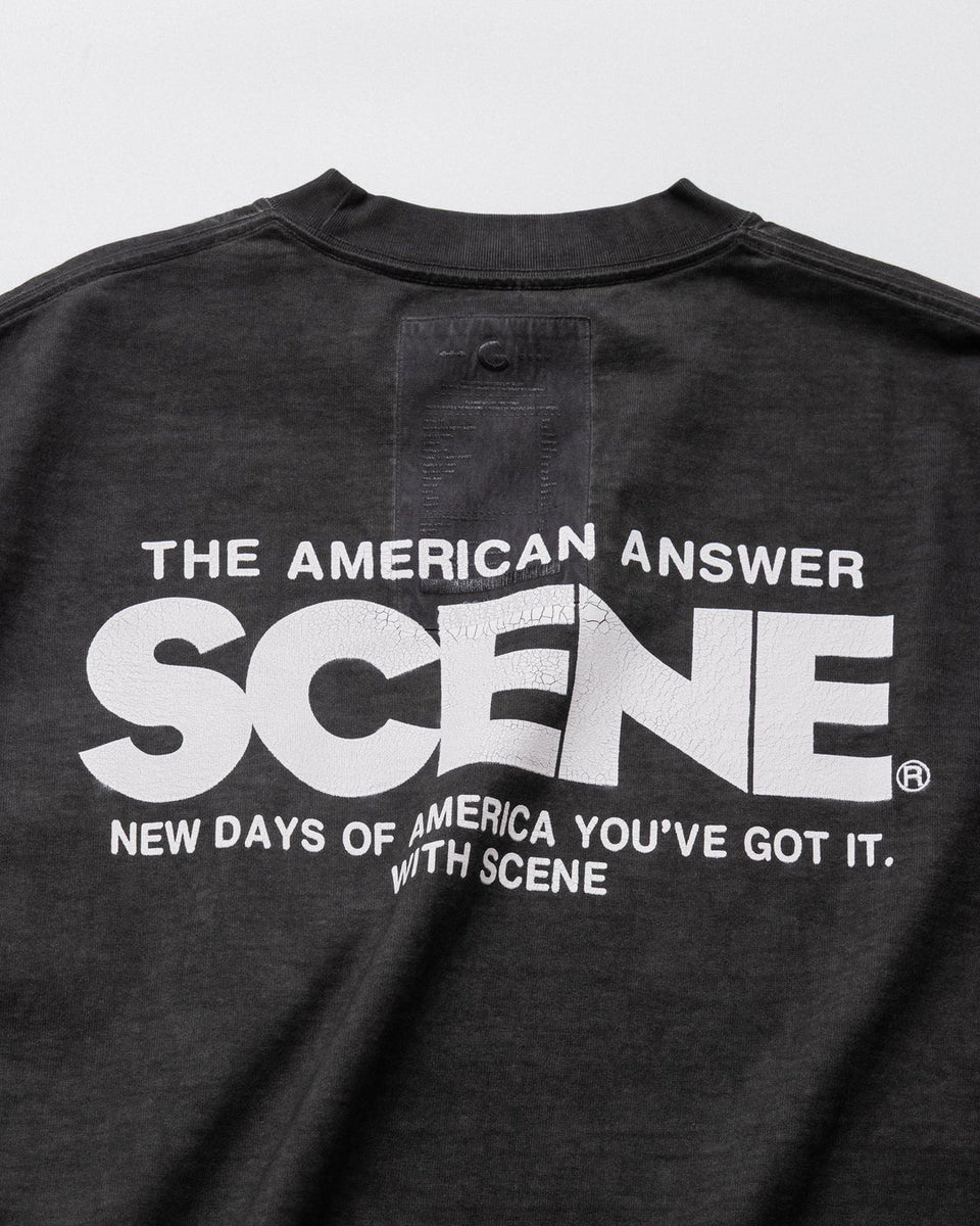 GROCERY x SCENE Classic Washed Pocket Invoice Tee - Black