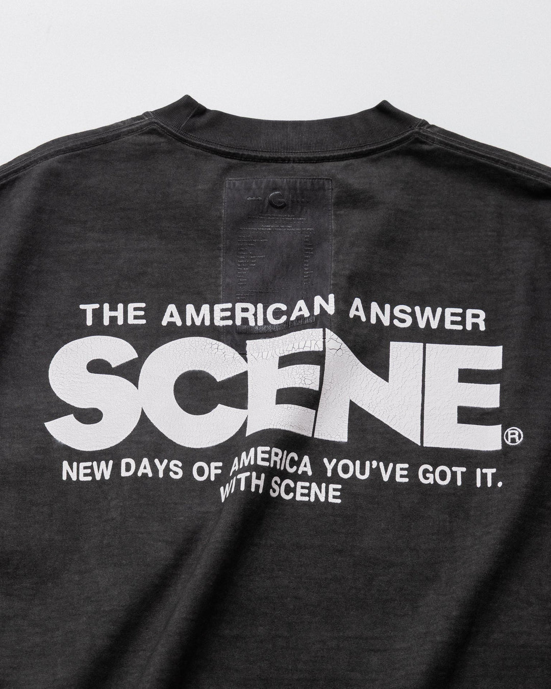 GROCERY x SCENE Classic Washed Pocket Invoice Tee - Black