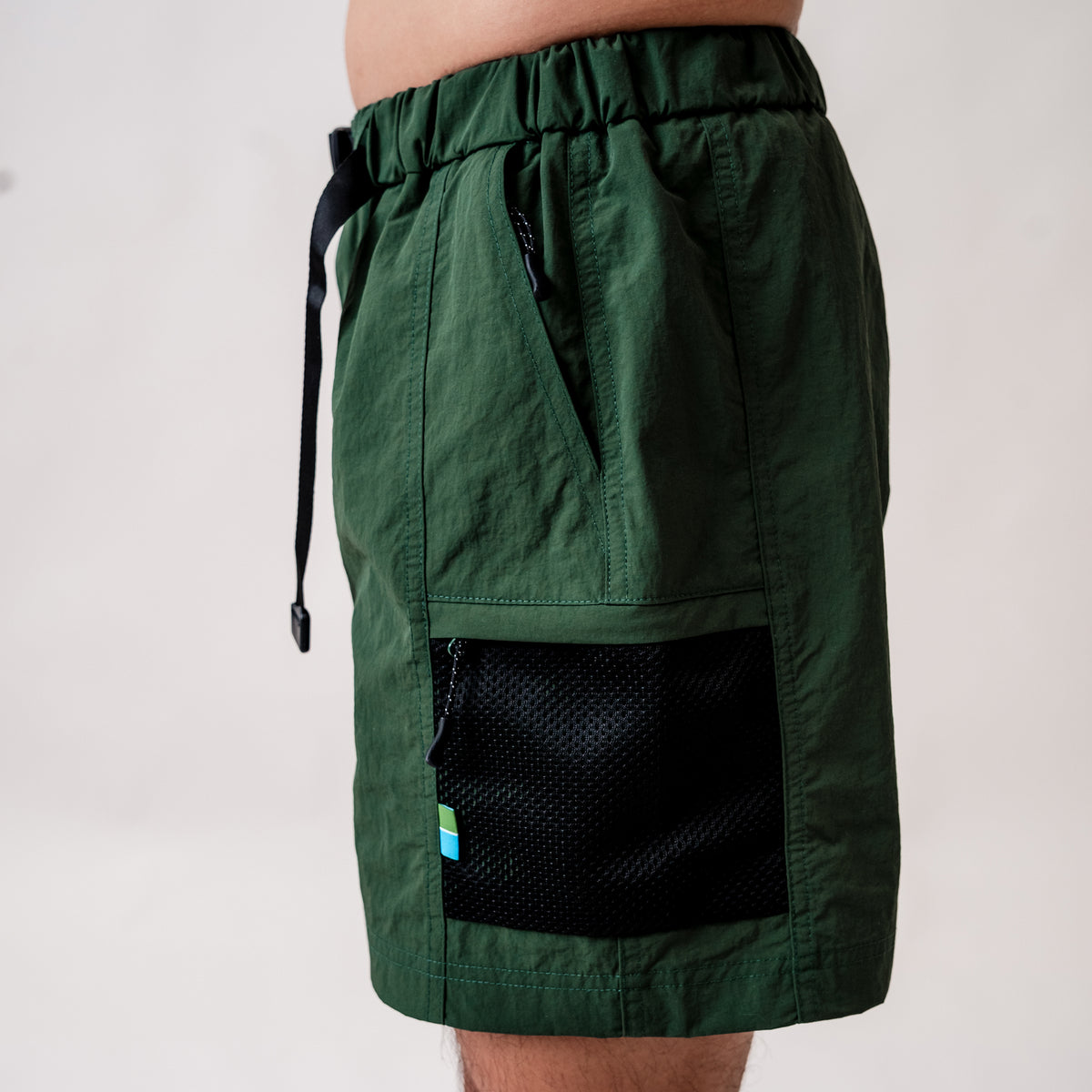 Greenwood Utility Trail Running Shorts Green