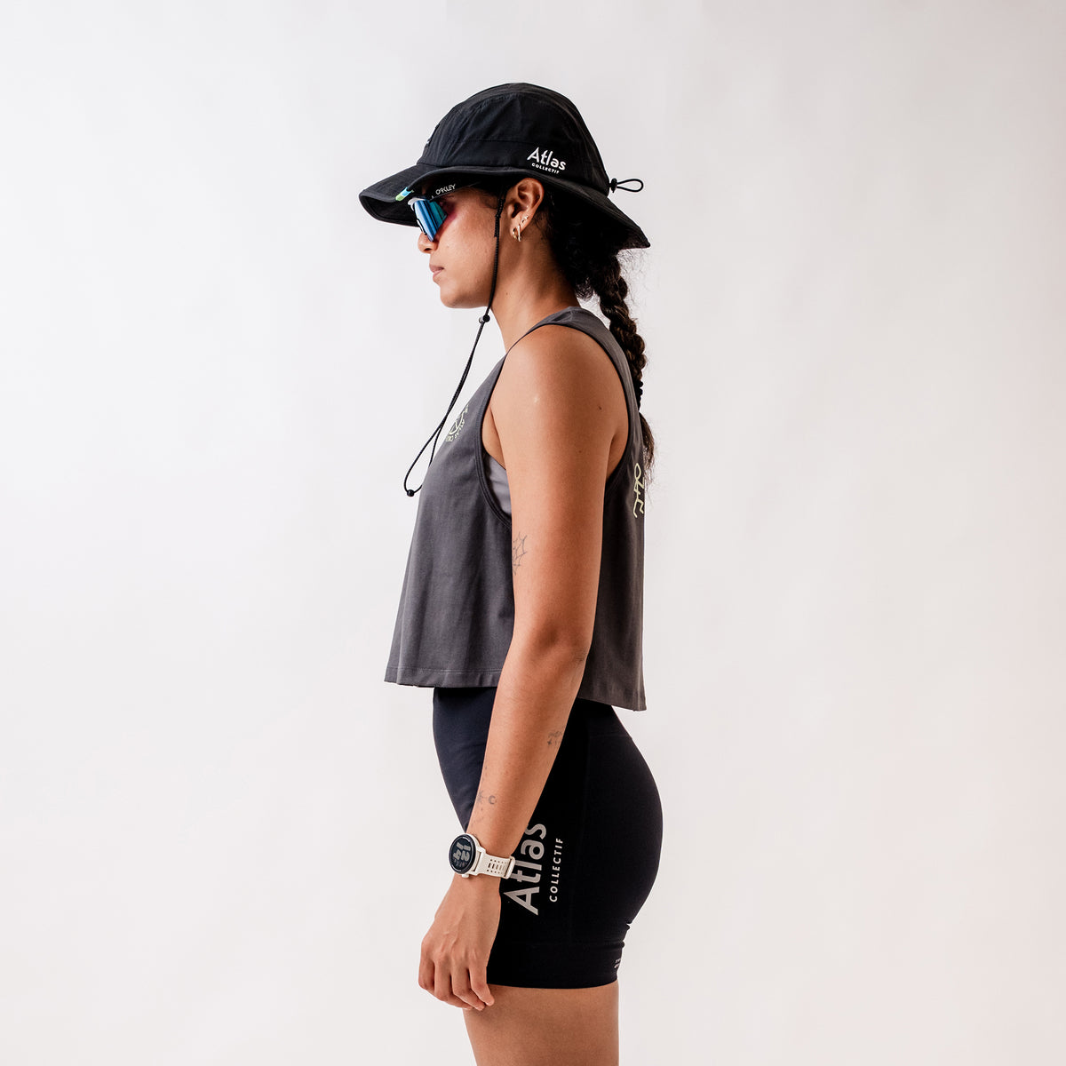 Stride & Quest WMNS Crop Tank Black