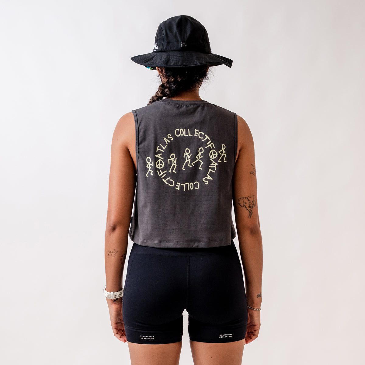 Stride & Quest WMNS Crop Tank Black