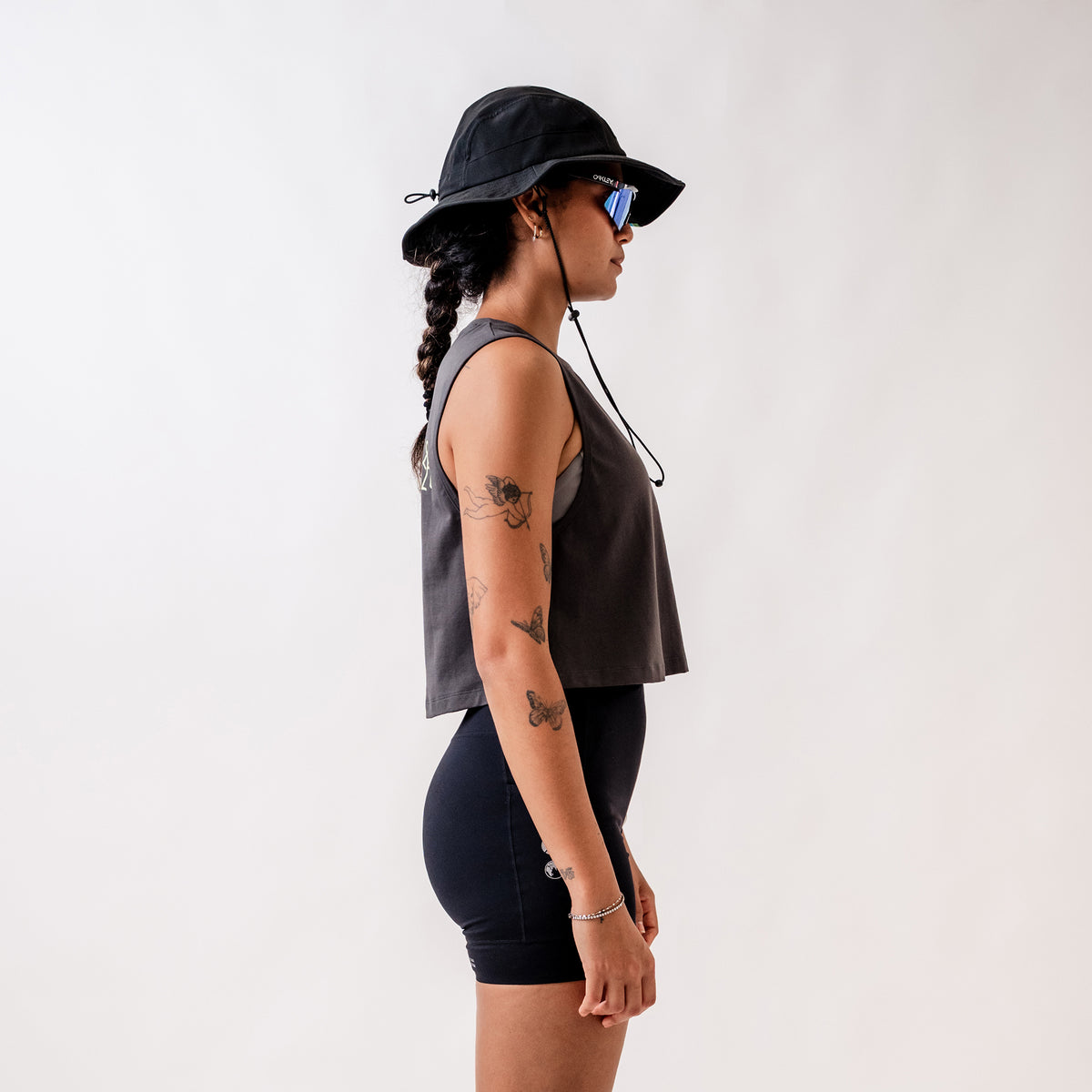 Stride & Quest WMNS Crop Tank Black
