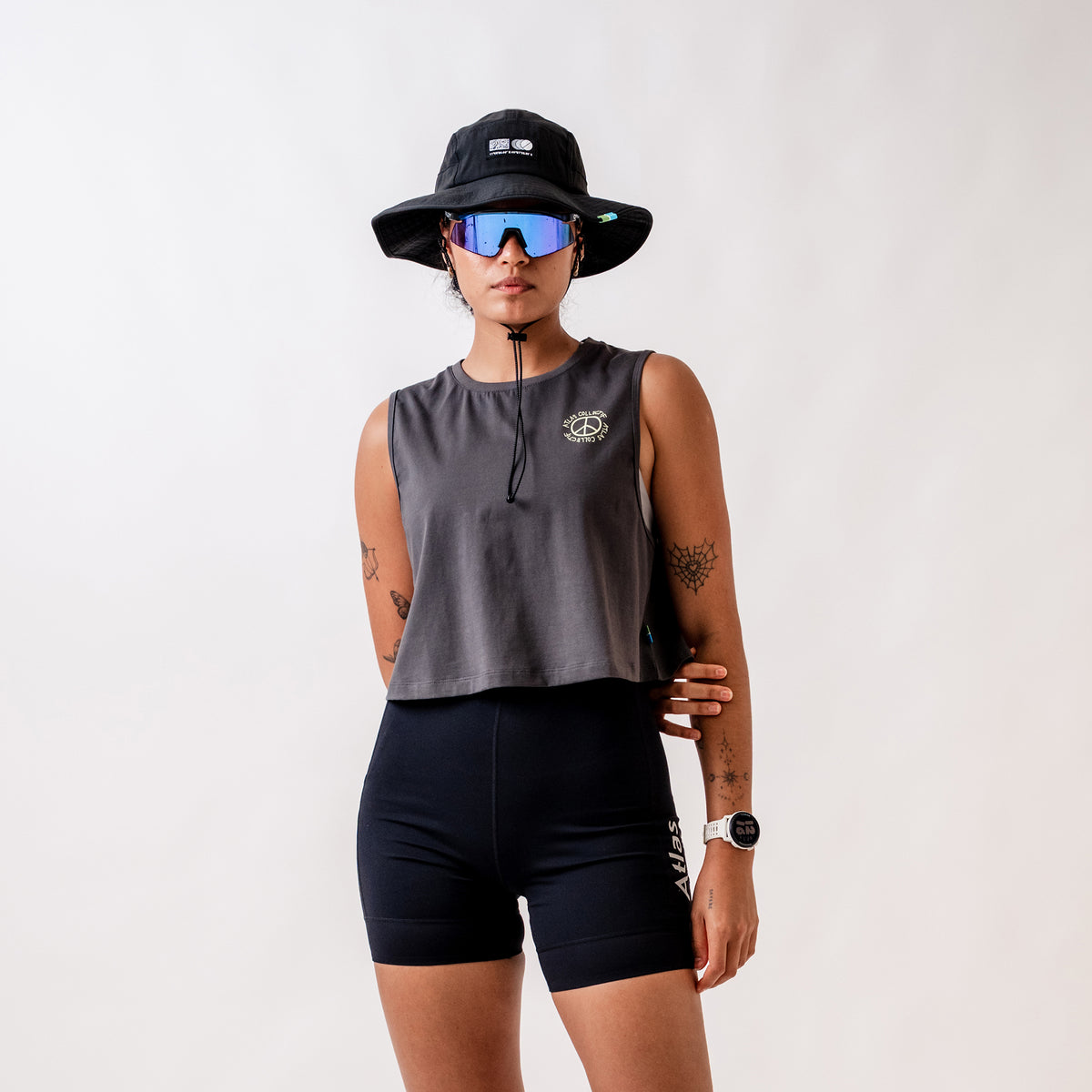 Stride & Quest WMNS Crop Tank Black