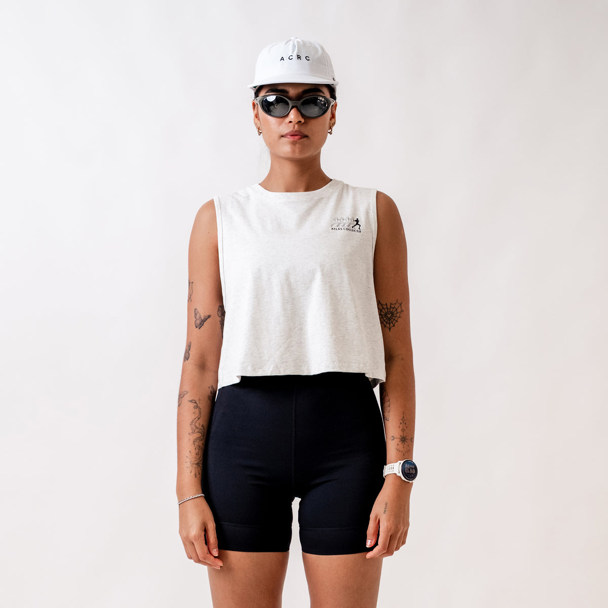 (R)unwind WMNS Crop Tank Grey