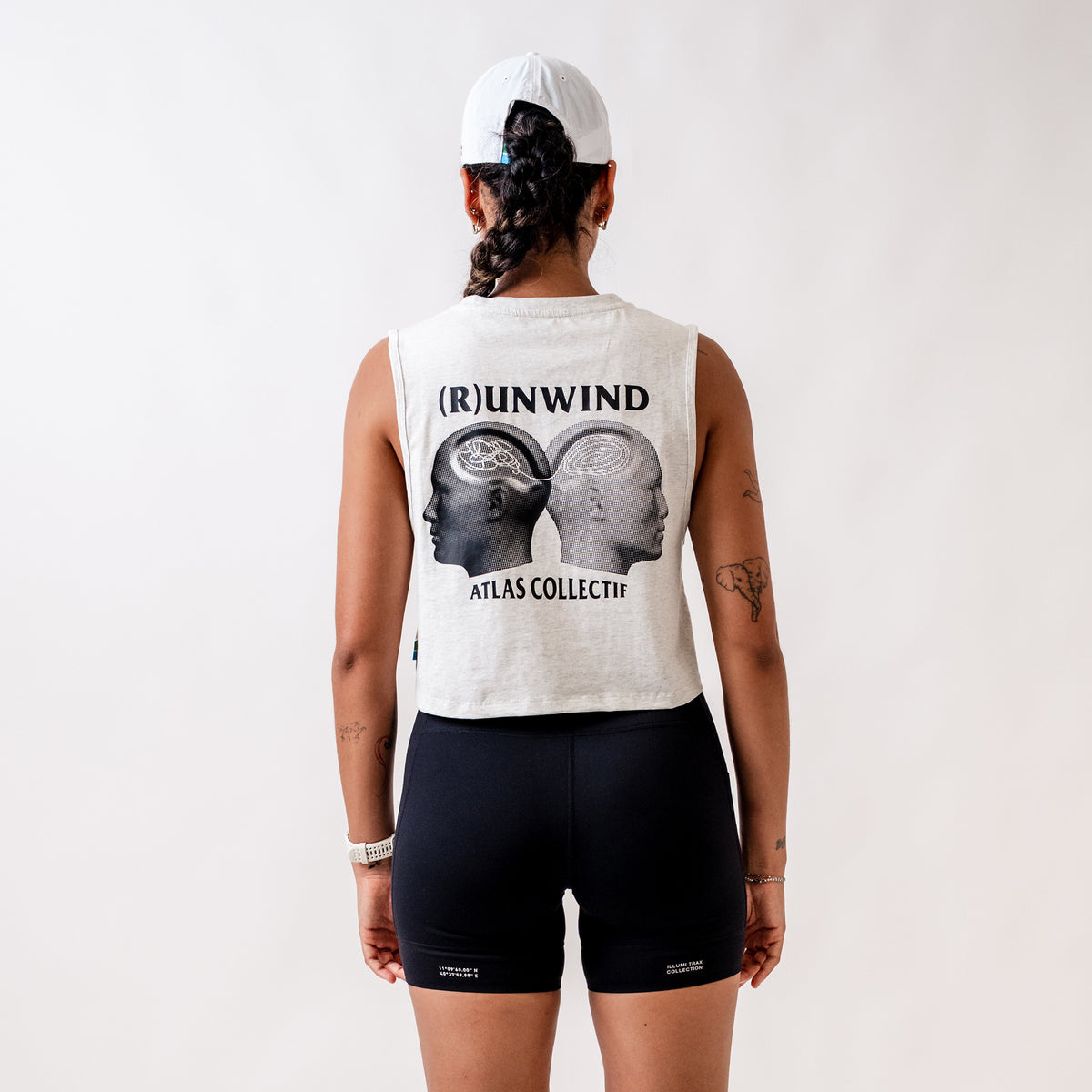 (R)unwind WMNS Crop Tank Grey