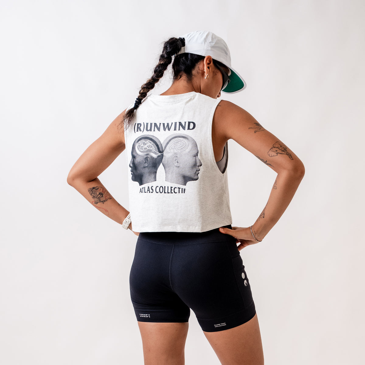 (R)unwind WMNS Crop Tank Grey