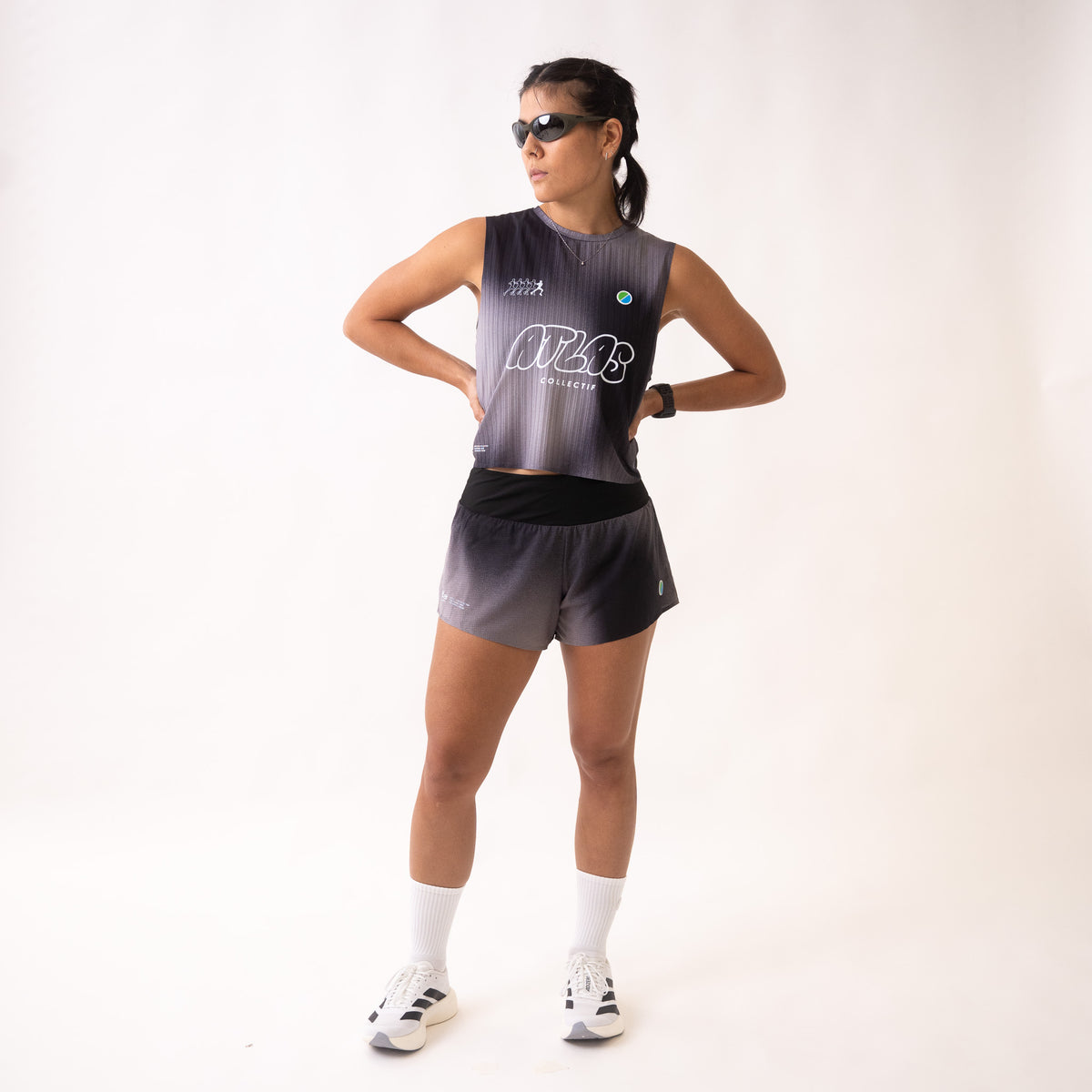 Aeria Ultra WMNS Race Tank Gradient Black