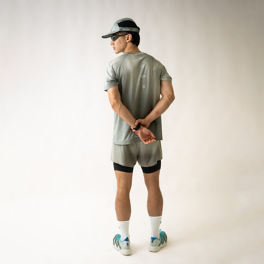 Aeria Ultra 2in1 Shorts Gradient Olive