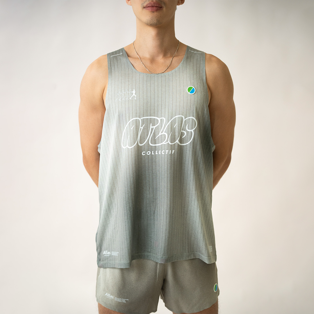 Aeria Ultra Race Tank Gradient Olive