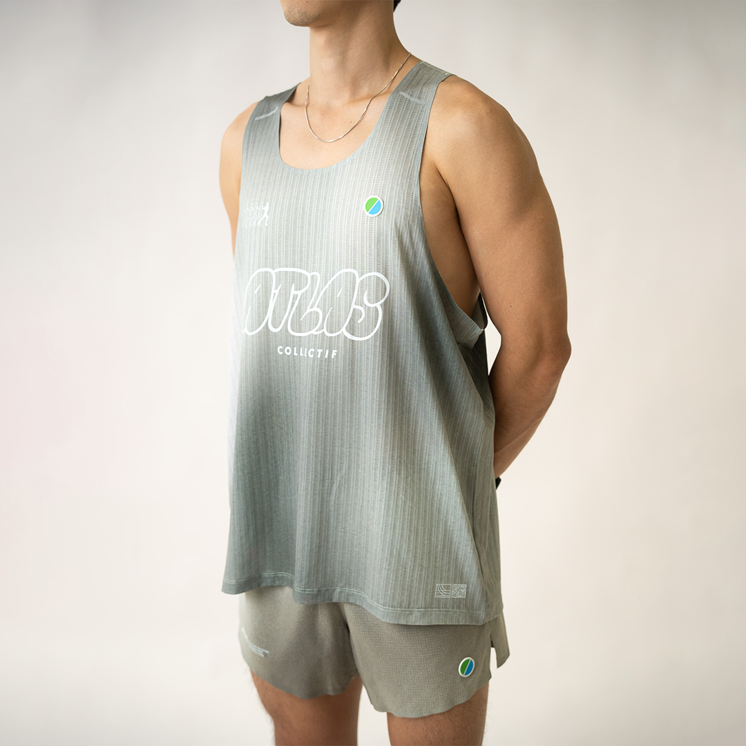 Aeria Ultra Race Tank Gradient Olive