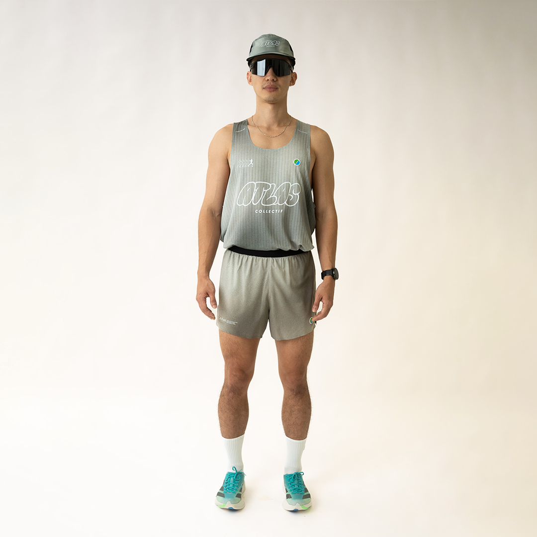 Aeria Ultra Race Shorts Gradient Olive