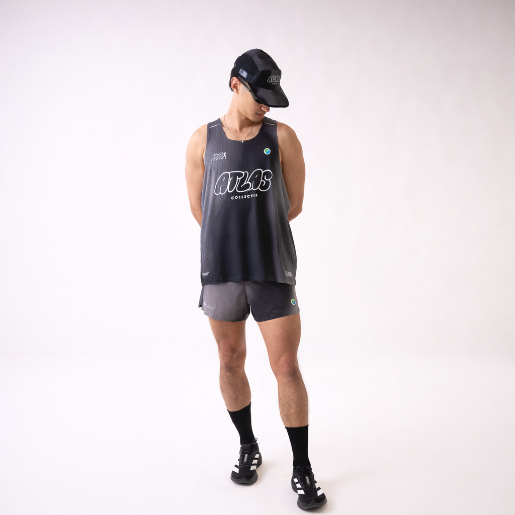 Aeria Ultra Race Shorts Gradient Black