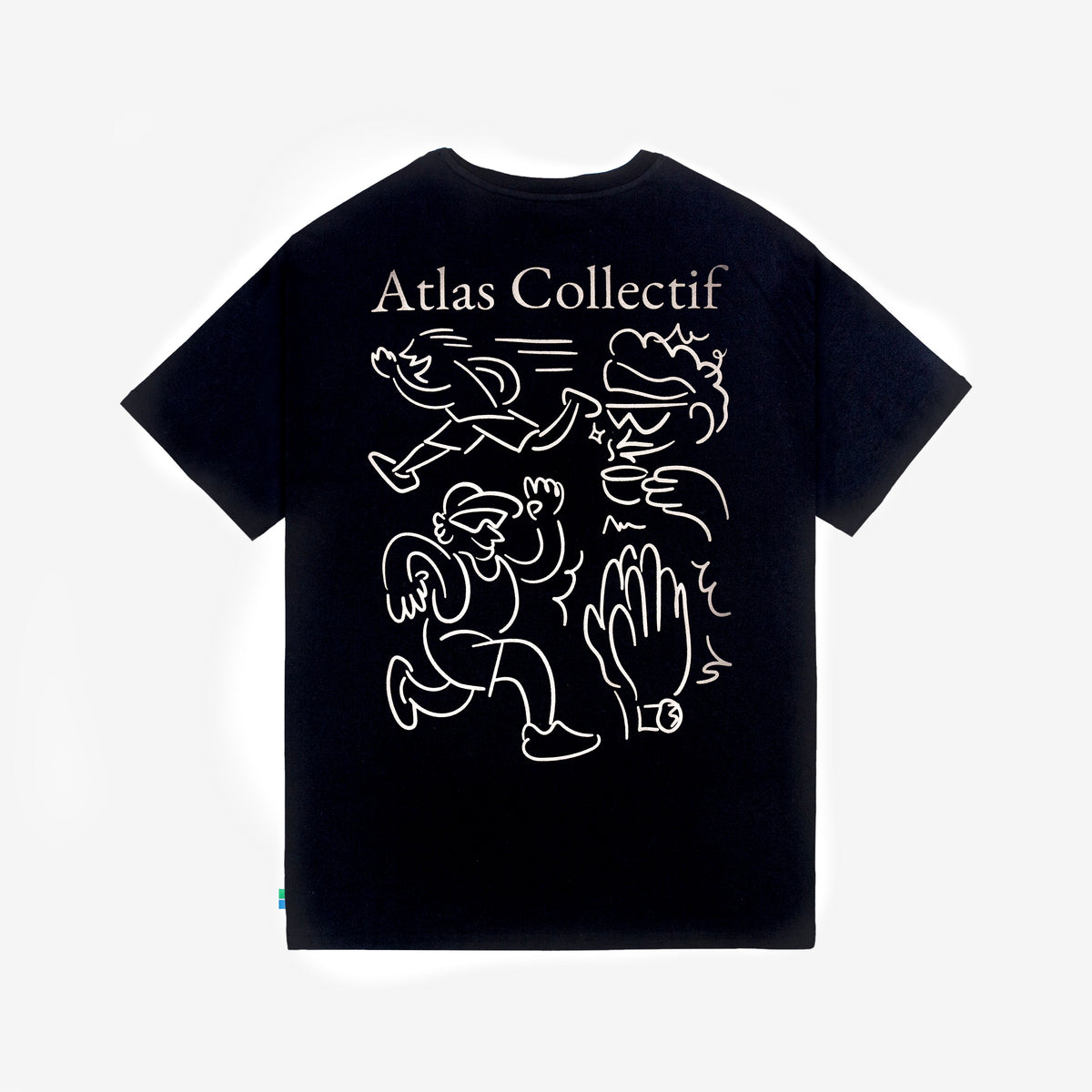 Art of Running Reflective Tee Black