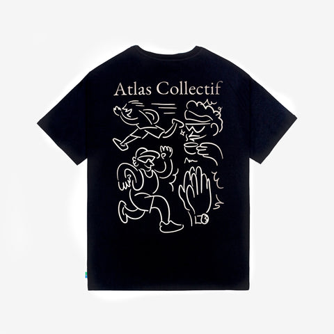 Art of Running Reflective Tee Black