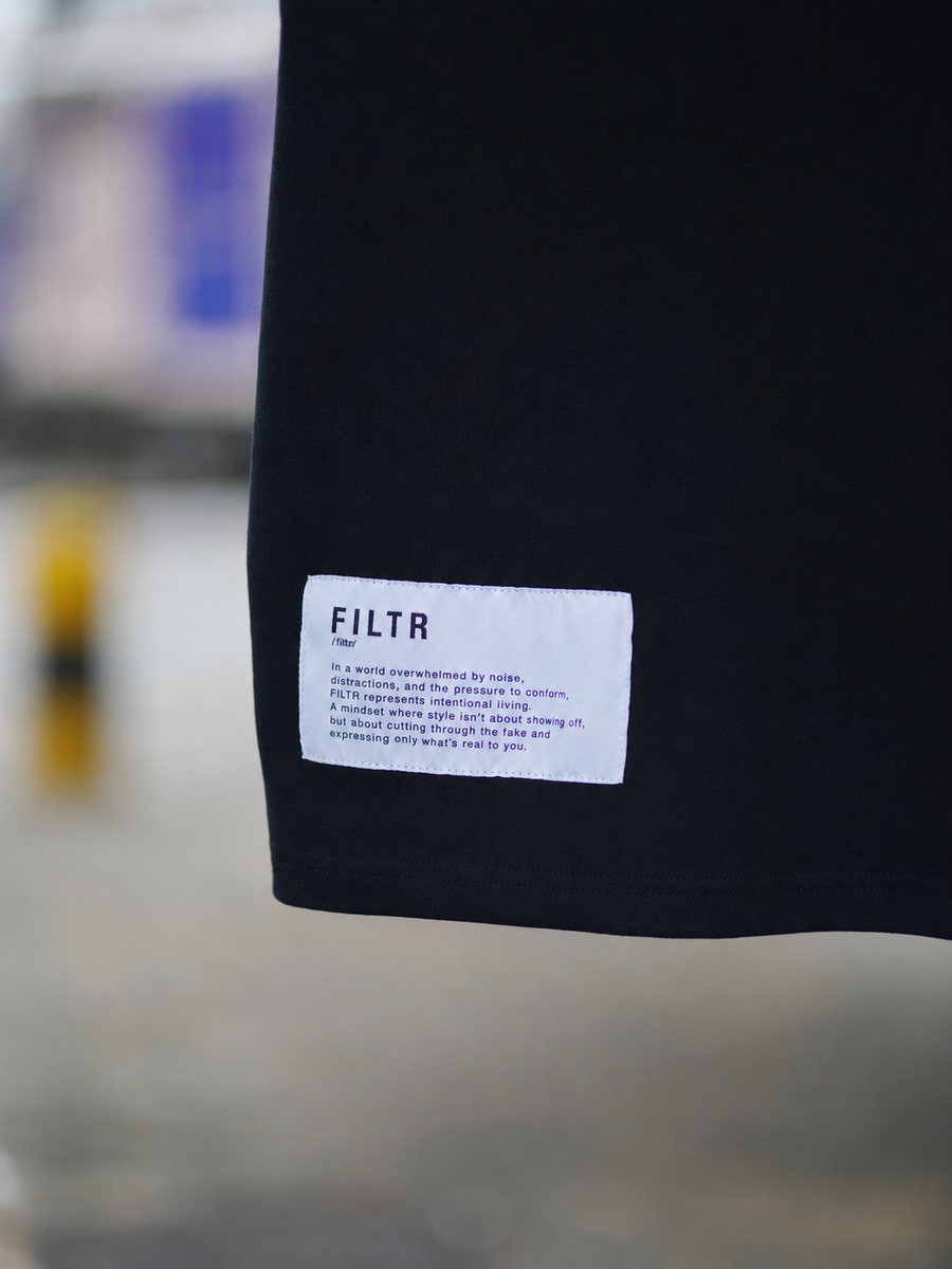 FILTR RANSOM TEE - BLACK