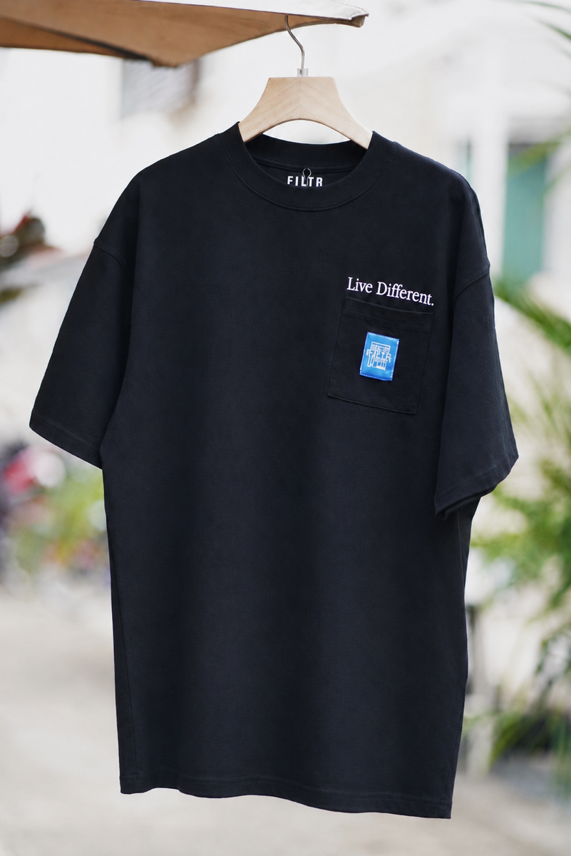 FILTR PATCH TEE - BLACK