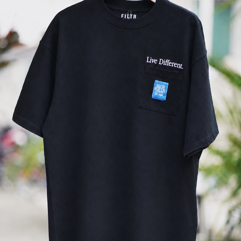 FILTR PATCH TEE - BLACK