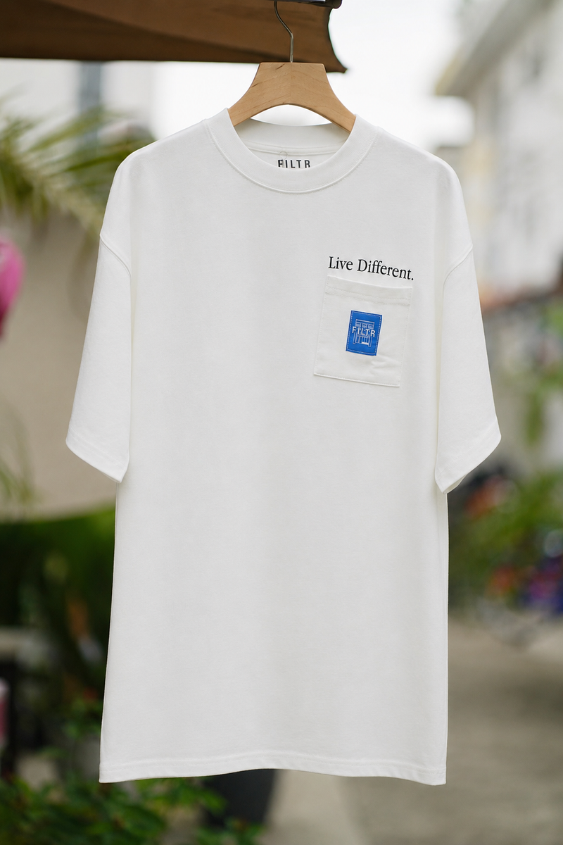 FILTR PATCH TEE - WHITE